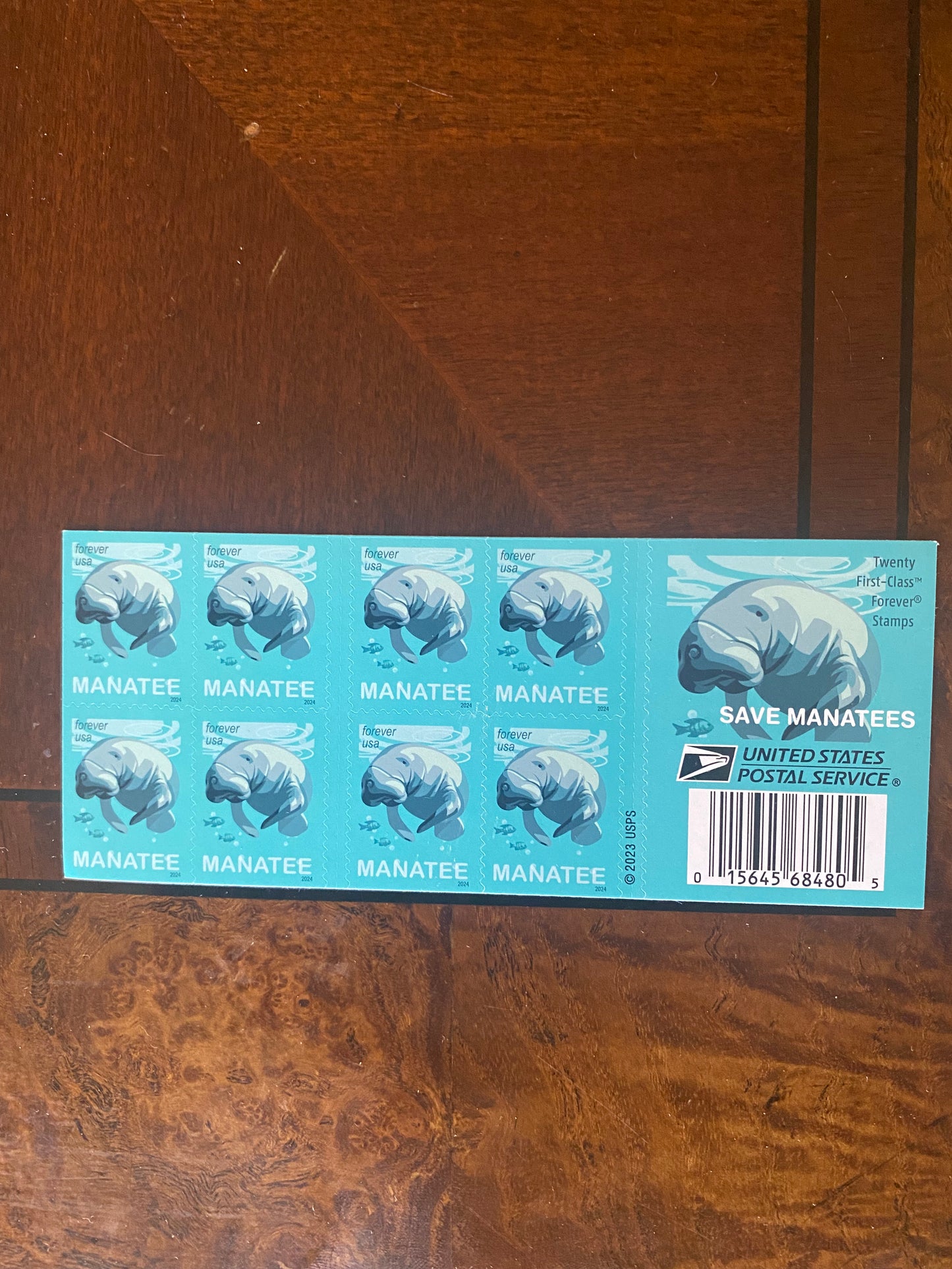 100 USPS Forever Stamps For $50 Save Manatees 2024 First Class Postage Mail